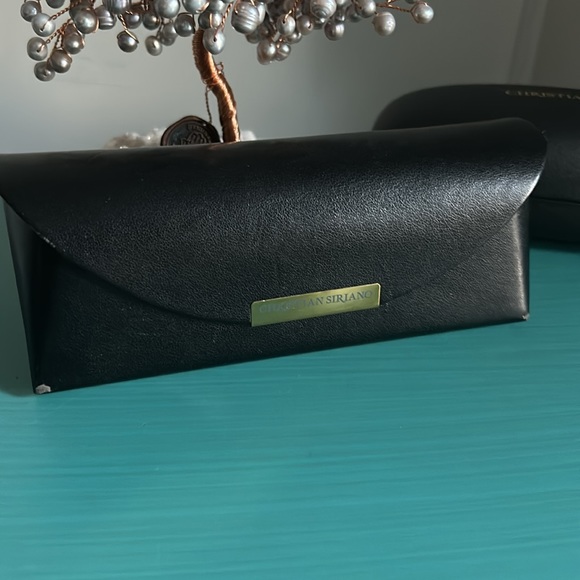 Christian Siriano Set of 2 Black Sunglass and Eyeglass Travel Cases - Picture 3 of 12